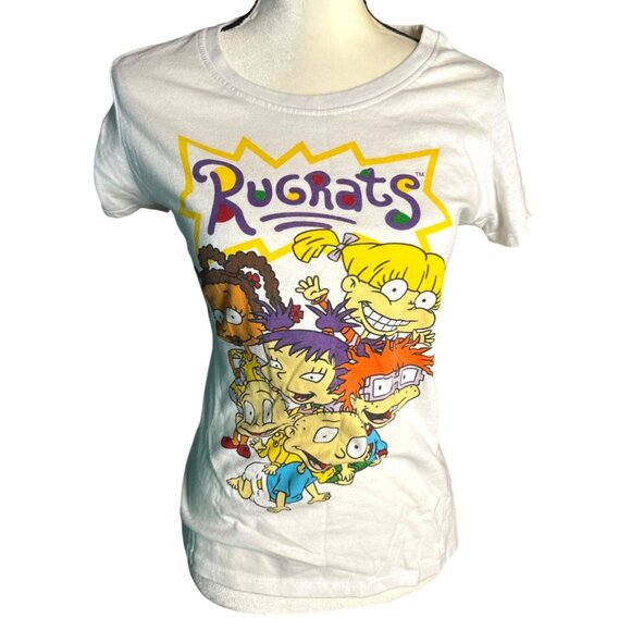 Nickelodeon Rugrats Graphic T-Shirt XL Juniors Tee Angelica Tommy Susie - Picture 4 of 8